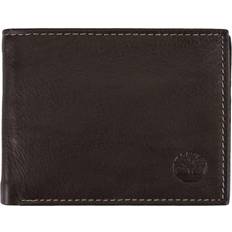 Timberland Men s Wellington RFID Leather Bifold Wallet Brown