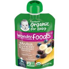 Cheap Rice & Grains Gerber Organic 2nd Foods Organic Baby Food Banana, Blueberry & Blackberry Oatmeal