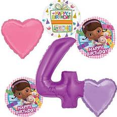 Doc McStuffins Party Supplies 4th Birthday Balloon Bouquet Decorations