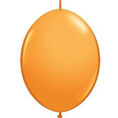 Qualatex Quick Link Latex Balloons, 12" Orange