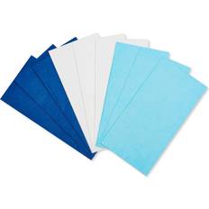Lot de 125 Feuilles de Papier de Soie Bleu et Blanc