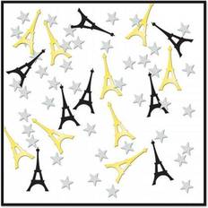 Beistle Eiffel Tower Confetti; Black/Gold/Silver, 5/Pack