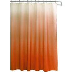 Orange Duschdraperier Creative Home Ideas Ombre Waffle