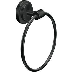 Black Towel Rings Moen DN0786 Iso 6-15/16" Ring