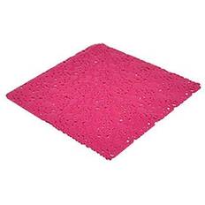 Rosa Tappetini Antiscivolo per Vasca Tendance Piatto Doccia Pvc 50 x 50 cm Bolle Fucsia