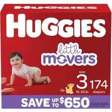 Diapers size 3 Huggies Little Movers Diaper Size 3 16-28lb 174pcs