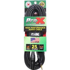 3.5Mm Trs To Xlr-M Balanced High Performance Audio Cable 25Ft