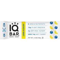 Food & Drinks IQBAR Brain and Body Keto Protein Bars Lemon Blueberry