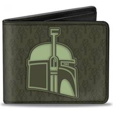 The Mandalorian Helmet Vegan Leather Wallet