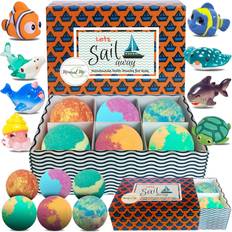 Bath Toys Kids Bath Bombs with Toys Inside Gentle and Kid Safe, Gender Neutral, Bubble Bath Fizzies with Surprise Inside. Spa Bath Fizz Balls Kit. Birthday Gift for Girls and Boys