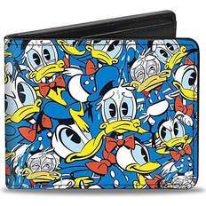 Disney Wallet Bifold Donald Duck Poses Stacked Collage