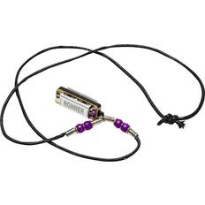 Wind Instruments Hohner Mini Harmonica Necklace M38N Purple