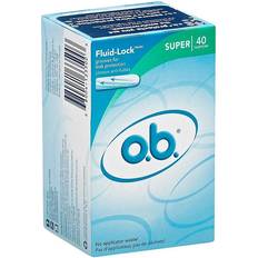 O.b. Tampons O.b. Fluid-Lock Applicator-Free Unscented Super 40-pack