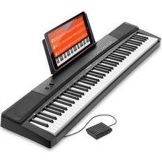 Digital piano 88 keys Hamzer 88-Key Electronic Keyboard Portable Digital Music Piano with Touch Sensitive Keys