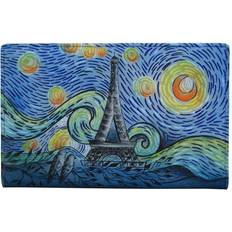 Anna by Anuschka Anuschka womens two Wallet, Lip-love Paris, One