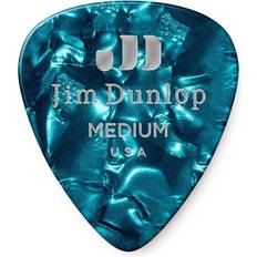 Dunlop Äkta celluloid Classic, 72-pack, turkos, medium