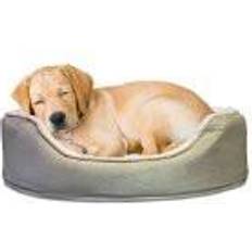 FurHaven Pet Products 16308033 Md Sherpa & Suede Oval Clay