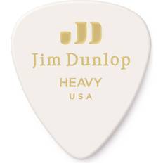 Guitar picks Dunlop Celluloid Guitar Picks, Heavy, White, 72-Pack