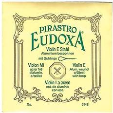 Pirastro Eudoxa Series Violin E Strings 4/4 Medium Ball End Steel/Aluminum