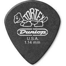 Plektrum på rea Dunlop 482P114 Tortex Pitch Black Jazz III 1,14 mm Pick 12-pack