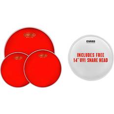 Evans Hydraulic Red Rock Pack (10 12 16 with 14 UV1 Coated Snare Batter