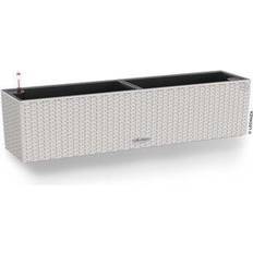 Lechuza 31 Gray All In One Wicker Finish Planter