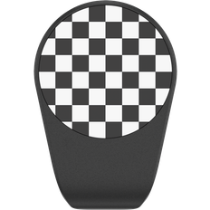 Popsockets Opener Checker Black Phone Grip PopSockets PopGrip Black White