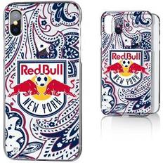 Strategic Printing New York Red Bulls Pattern Clear iPhone X/XS Case