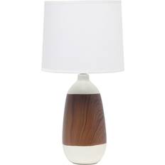 Lighting Simple Designs Ceramic Oblong Table Lamp