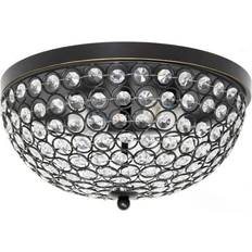 Ceiling Flush Lights Lalia Home Crystal Glam 2 Ceiling Flush Light