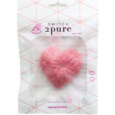 Konjac Sponges Switch2Pure Heart Konjac Sponge, One Heart Konjac - Heart Konjac