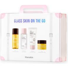 Glass On The Go Set, Essential Travel Set Glowing on the Plane, Cleansing Oil