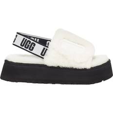 Leather Slides UGG Disco - White