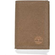 Wallet for men Timberland Nylon Embroidered Trifold Wallet For Men - KHAKI