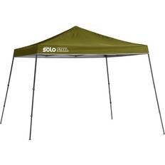 Green Lawn Edging ShelterLogic Solo90 11 ft ft Slant-Leg Pop-Up Canopy