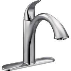 Moen single handle kitchen faucet Moen 7545 Camerist Single Handle Kitchen Faucet with Pullout Gray