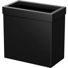 Gatco 1918 11-1/4" Stainless Steel Waste Basket Matte Black Organizers Trash