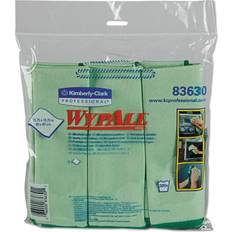 WypAll Microfiber Cloths 83630, Reusable, 15.75' 15.75', Green Mirrors, 4 Packs