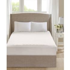 Bed Linen Beautyrest 100% Cotton Deep Pocket Electric Heated Twin Xl Pad Mattress Cover White