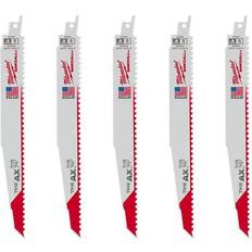 Milwaukee 5-Pack 9" 5 TPI The Ax Sawzall Blades