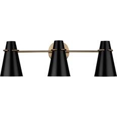 Wall Lamps Golden Lighting 2122-BA3 Reeva 3 Vanity Fixtures Wall Light