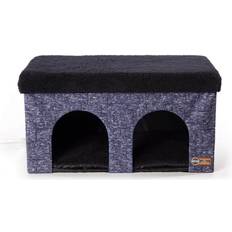 K and H Pet Products 12 24 12 in. Classy Navy Thermo-Kitty Duplex 4W