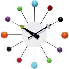 Multicolored Clocks Infinity Instruments Multi-Color Orb Spoke Wall Clock