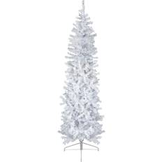 Northlight 6.5ft Artificial Woodbury White Pine Pre-Lit Pencil Christmas Tree