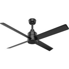 Commercial ceiling fans Hunter Industrial Trak 72 Matte Black Commercial Ceiling Fan with Control