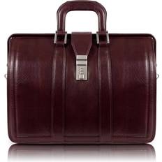 McKlein MORGAN 17' Leather Litigator Laptop Briefcase