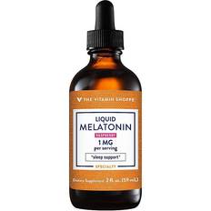 Vitamins & Minerals The Vitamin Shoppe Liquid Melatonin - Natural Raspberry, 1 MG, 2