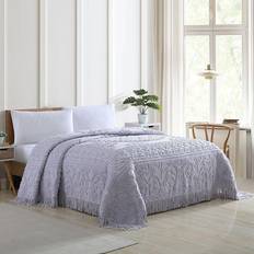 Lila Sängöverkast Beatrice Home Fashions Chenille Standard Sängöverkast Lila