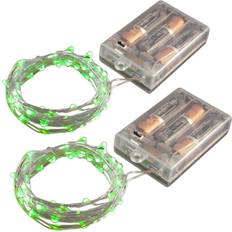 Led mini string lights LumaBase Battery Operated Mini String Fairy Light