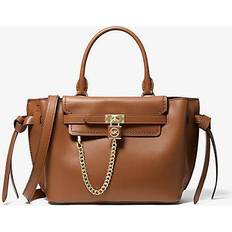 Michael kors hamilton Michael Kors Hamilton Legacy Small Leather Belted Satchel Brown ONE SIZE